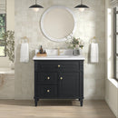 James Martin Lorelai 36" Single Bathroom Vanity, Black Onyx