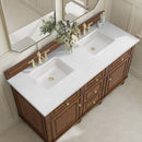 James Martin Lorelai 60" Double Bathroom Vanity, Mid-Century Walnut