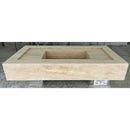 HANDCRAFTED CUSTOM TRAVERTINE SINK (TR-072)