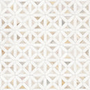 Angora Geometric 12"x12" Polished Marble Mesh Mounted Mosaic Tile - MSI Collection