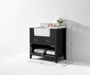 Hayley Bathroom Vanity with Sink and Carrara White Marble Top Cabinet Set Villohome
