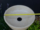 HANDCRAFTED LIGHT TRAVERTINE SINK
