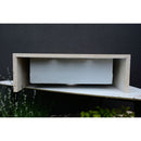 HANDCRAFTED CUSTOM TRAVERTINE SINK (TR-055)
