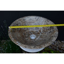 Handmade Valencia Travertine Conical Sink