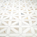 Angora Geometric 12"x12" Polished Marble Mesh Mounted Mosaic Tile - MSI Collection