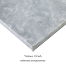 Tuscany Atlantic Blue Sand Blasted Marble Pattern Paver Floor Tile Kit - MSI Collection