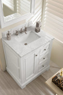 James Martin De Soto 30" Single Bathroom Vanity, Bright White