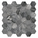 Henley 11.75" x 12" Natural Marble Mesh-Mounted Mosaic Tile 2" Hexagon-MSI Collection