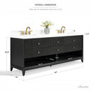 Momo 84" Bath Vanity Set