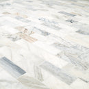 Arabescato Venato White 2"x6" Honed Marble Subway Mesh Mounted Mosaic  Tile - MSI Collection