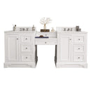 James Martin De Soto 82" Double Bathroom Vanity, Bright White