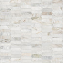 Arabescato Venato White Picket 11.73"x12" Honed Marble Mesh Mounted Mosaic Tile - MSI Collection