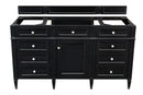 James Martin Brittany 60" Single Bathroom Vanity, Black Onyx