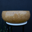 HANDCRAFTED NOCE BROWN TRAVERTINE SINK