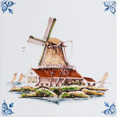 6x6 Windmills Whi Gla