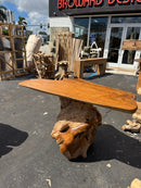 Teak Root Slab Top Bar Table XL (B)