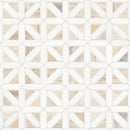 Angora Geometric 12"x12" Polished Marble Mesh Mounted Mosaic Tile - MSI Collection