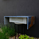 HANDCRAFTED OCEAN BLUE HIGH ENGINEERED STONE SINK (ES-034)