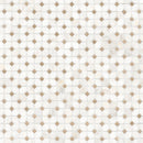 Bianco Dolomite Crema Dotty 12.88" x 12.88" Polished Marble Mesh-Mounted Mosaic Tile Pattern-MSI Collection