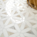 Angora Geometric 12"x12" Polished Marble Mesh Mounted Mosaic Tile - MSI Collection