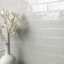 Urbano Dusk Ceramic White Subway Tile 4"x12" Glossy - MSI Collection