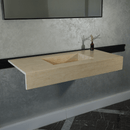 CUSTOM HANDCRAFTED TRAVERTINE SINK (TR-065)