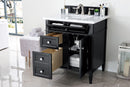 James Martin Brittany 30" Single Bathroom Vanity, Black Onyx