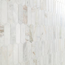 Arabescato Venato White Picket 11.73"x12" Honed Marble Mesh Mounted Mosaic Tile - MSI Collection