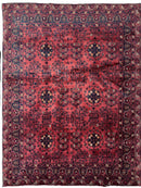 Afghani Area Rug I Turkoman Khal Mohammadi 4’9” x 6’2”