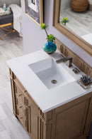 James Martin Bristol 30" Single Bathroom Vanity, Whitewashed Walnut