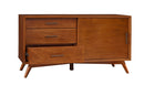 Flynn Small TV Console, Chestnut