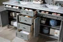James Martin Brittany 72" Double Bathroom Vanity, Urban Gray