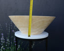 HANDCRAFTED LIGHT BEIGE TRAVERTINE SINK