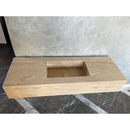 HANDCRAFTED CUSTOM TRAVERTINE SINK (TR-051)