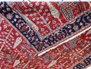 Handwoven Soumak Multicolor Wool Area Rug – 8’ x 10’