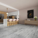 SPC Vinyl Rigid Core 7" Width 60" RL, 6mm Thick, 1.5mm IXPE Aced Lead Manifesto Floors - Mazzia Collection Product shoot Dining view 2