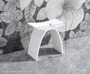 ARCSTONE 14"  Freestanding Solid Surface Bathstool