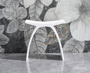 ARCSTONE 17"  Freestanding Solid Surface Bathstool