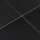 Absolute black 12 in x 12 in polished granite floor and wall tile TINDBLK1212 product shot angle view