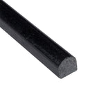 Absolute Black Pencil Molding Granite Wall Tile 3-4"x12" Polished -MSI Collection