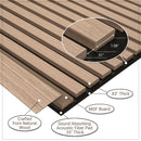 Ebony 3D Prefinished Wood Slat Acoustic Fluted-WPNL-ACWFLTEBON9.5x94.5-6