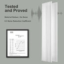 Acoustical 100% Polyester Wall Panel, 48x24x0.7 Sound Proof Wall Panels