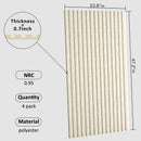 Acoustical 100% Polyester Wall Panel, 48x24x0.7 Sound Proof Wall Panels