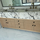 HANDCRAFTED MATERIA - CORCHIA GOLD PORCELAIN DOUBLE SINK (ES-133)