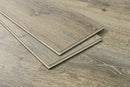WPC Vinyl Rigid Core 9" Width 60" RL 8.5mm Thick, 1.5mm IXPE Akaroa Ash Romulus Floors - Mazzia Collection edge view