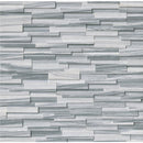 Alaska gray 3D ledger corner 6X18 honed marble wall tile LPNLMALAGRY618COR 3DH product shot multiple tiles top view