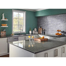 Alaska gray split face 11.81X12.4 marble mesh mounted mosaic tile SMOT-ALGRY-SFIL10MM product shot kitchen view