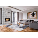 Alaska gray splitface mini ledger corner 4.5X9 natural marble wall tile LPNLMALAGRY4.59COR MINI product shot wall top view