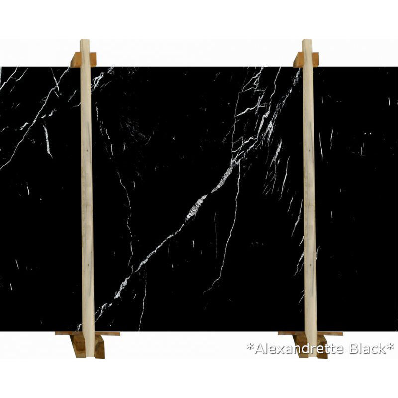 Alexandrette Black marble slabs polished 2cm bundle