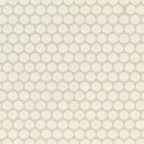 Almond penny round 11.57x12.4 glossy porcelain mesh mounted mosaic tile SMOT-PT-PENRD-ALM product shot wall view